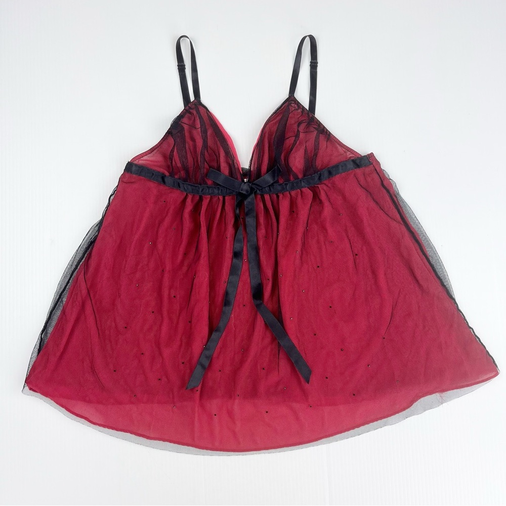 Victoria's Secret Very Sexy Red Babydoll Nightgown Tank Top